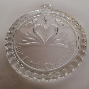 Waterford Our First Christmas Ornament